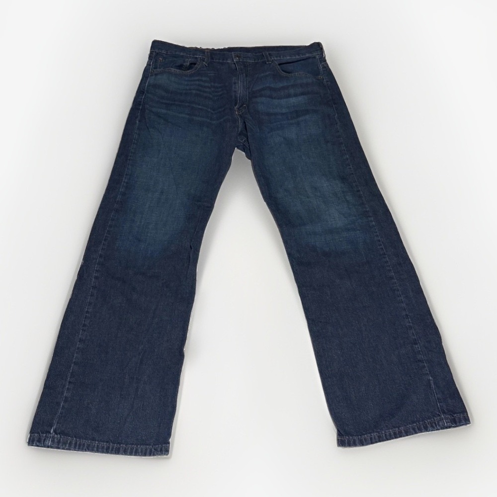 Levi's 569 Loose Straight Jeans Mens W38 L32 Dark Wash Denim